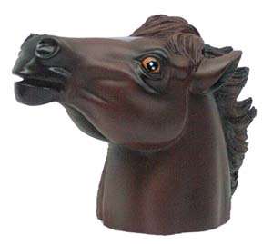 CIPA Horse Head Hitch Ball Cover - Click Image to Close